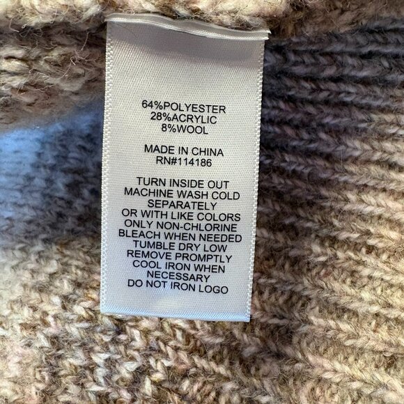 Frye and Co. Knit Open Front Cardigan with Fringe Sleeves Size XL - Picture 9 of 9